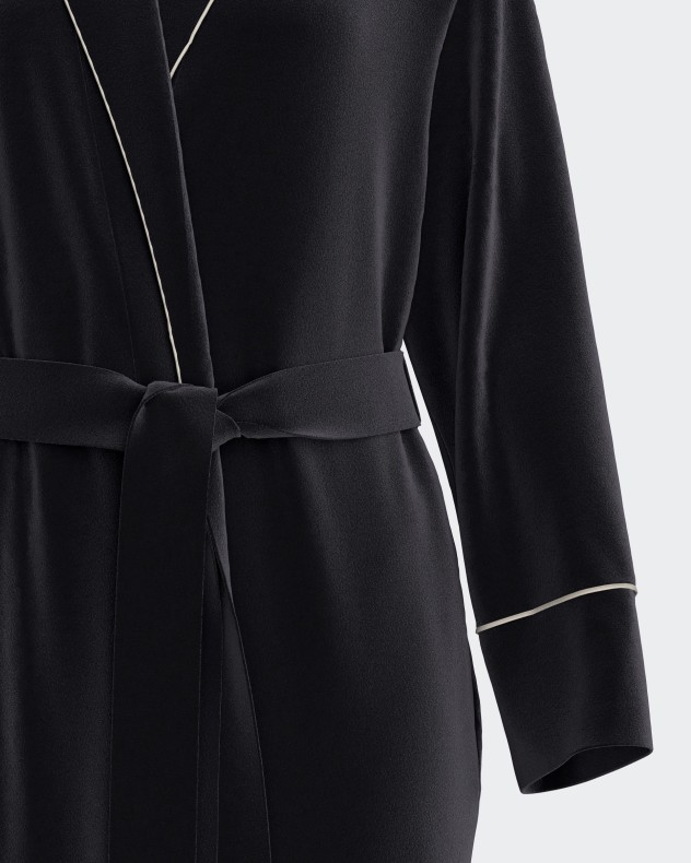 Peignoir long en velours