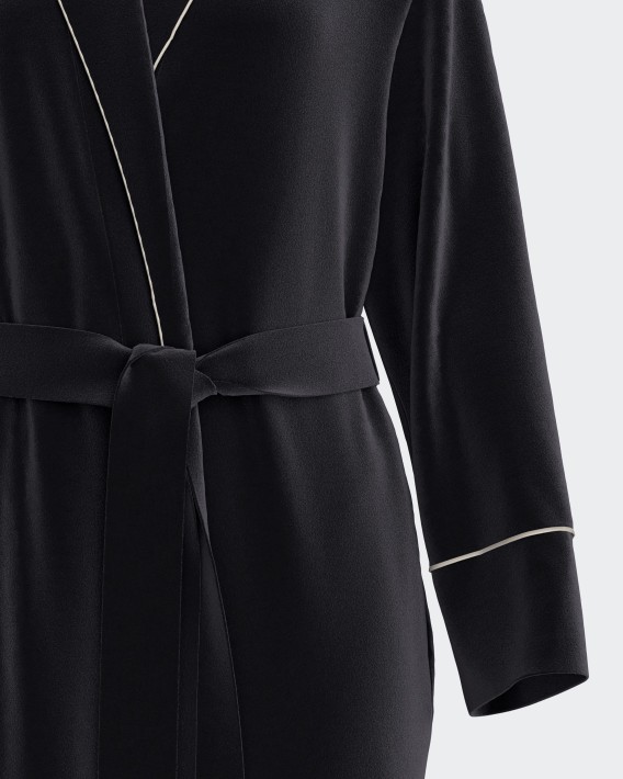 Women's long velvet dressing gown