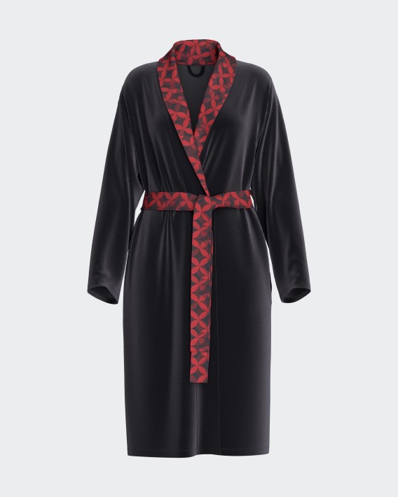 Women's dressing gown in Recycled Modal
