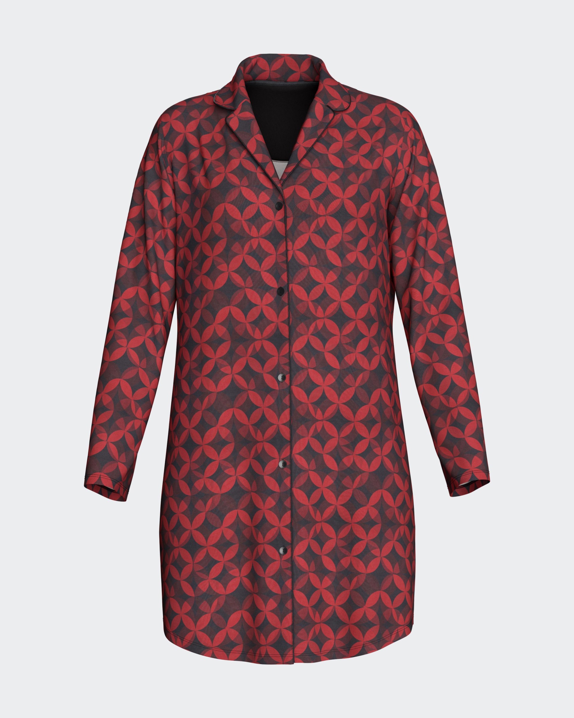 Nightdress in Recycled Modal and Polyester