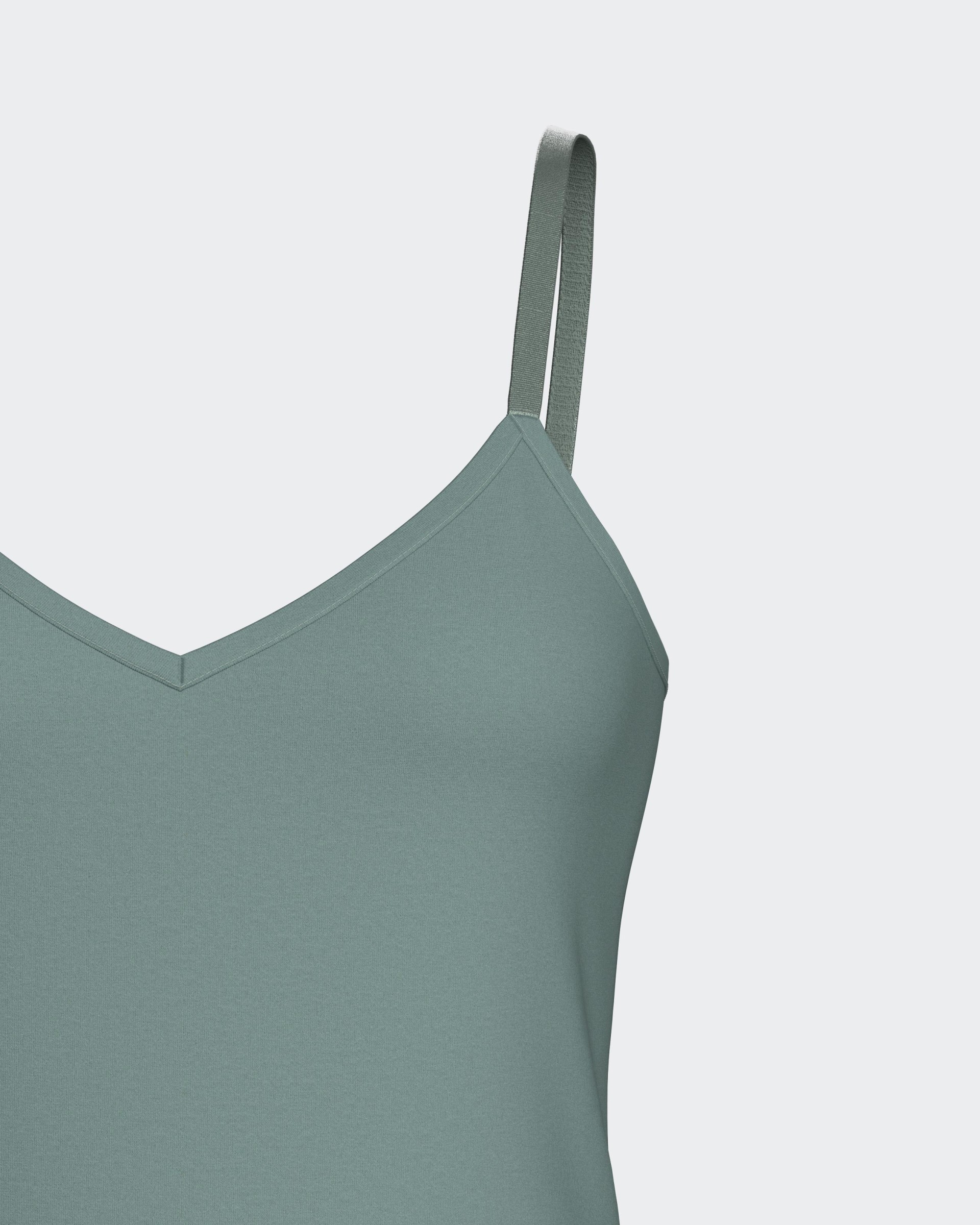 Top de alças em Modal