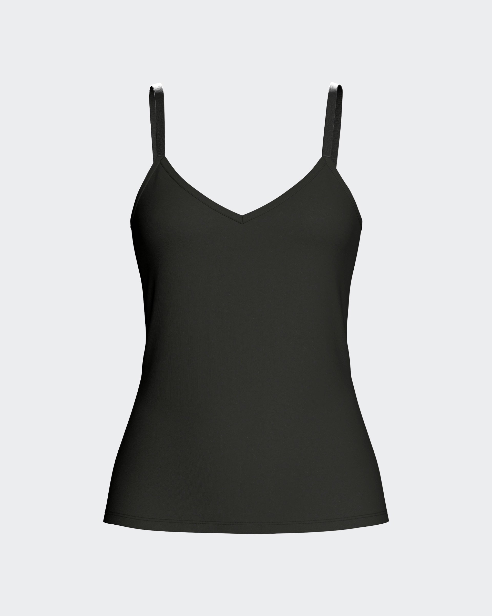 Top de alças em Modal