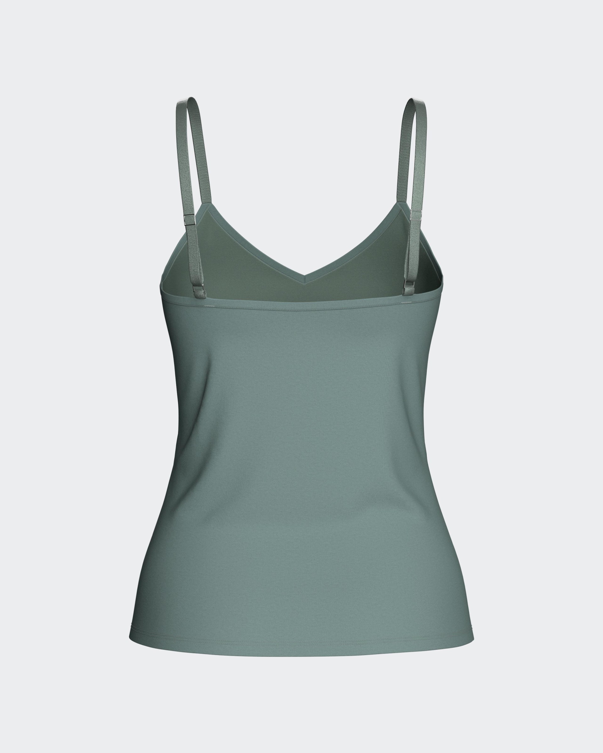 Top de alças em Modal