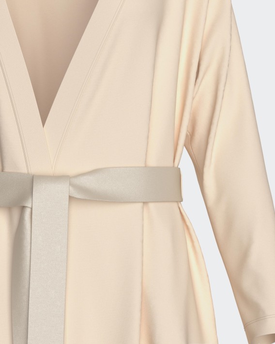 Women's short dressing gown in modal