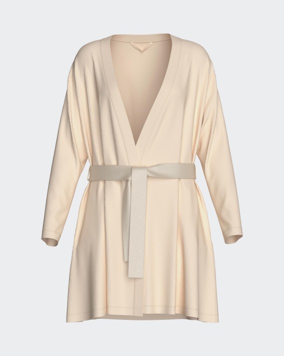 Women's short dressing gown in modal