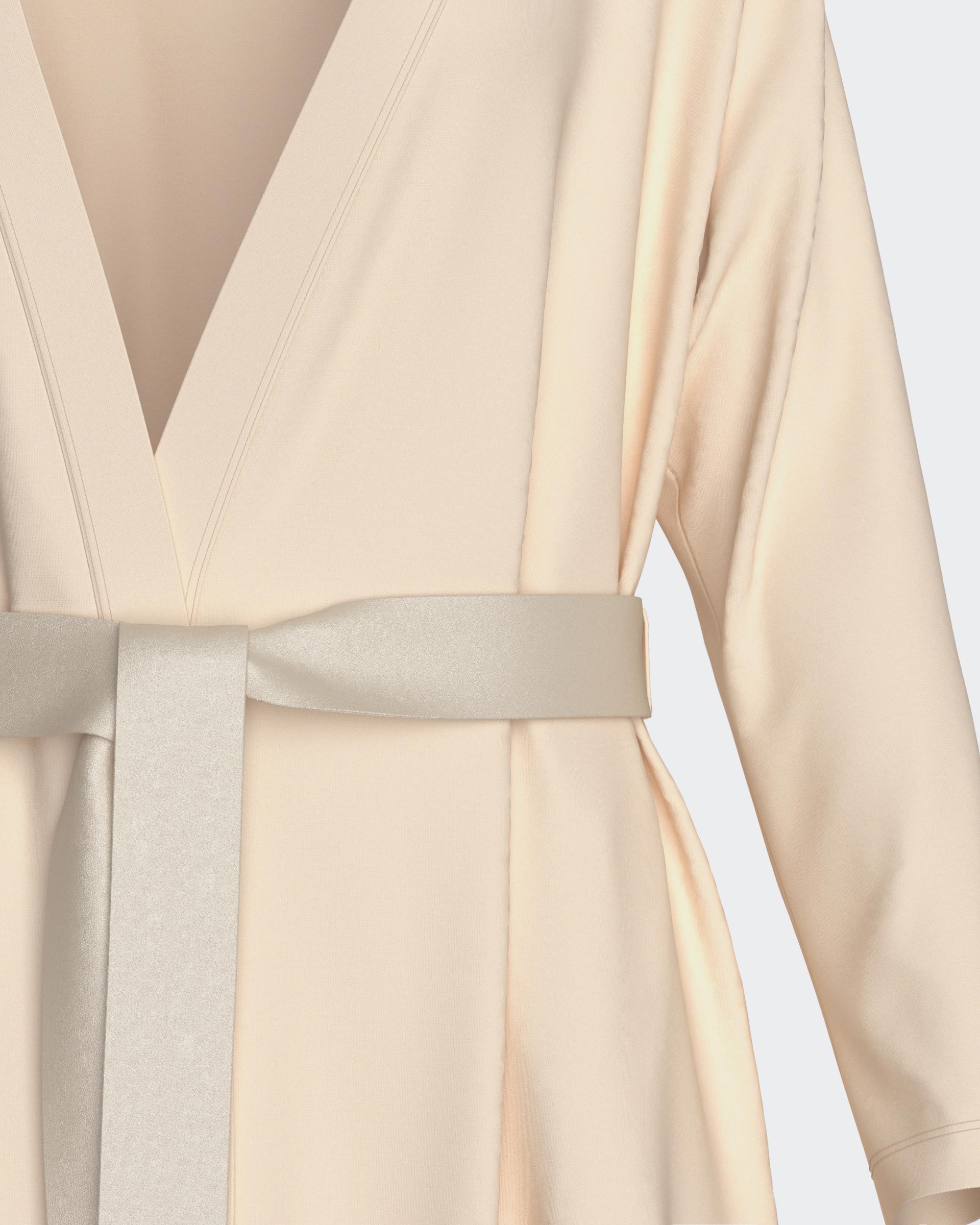 Women's short dressing gown in modal