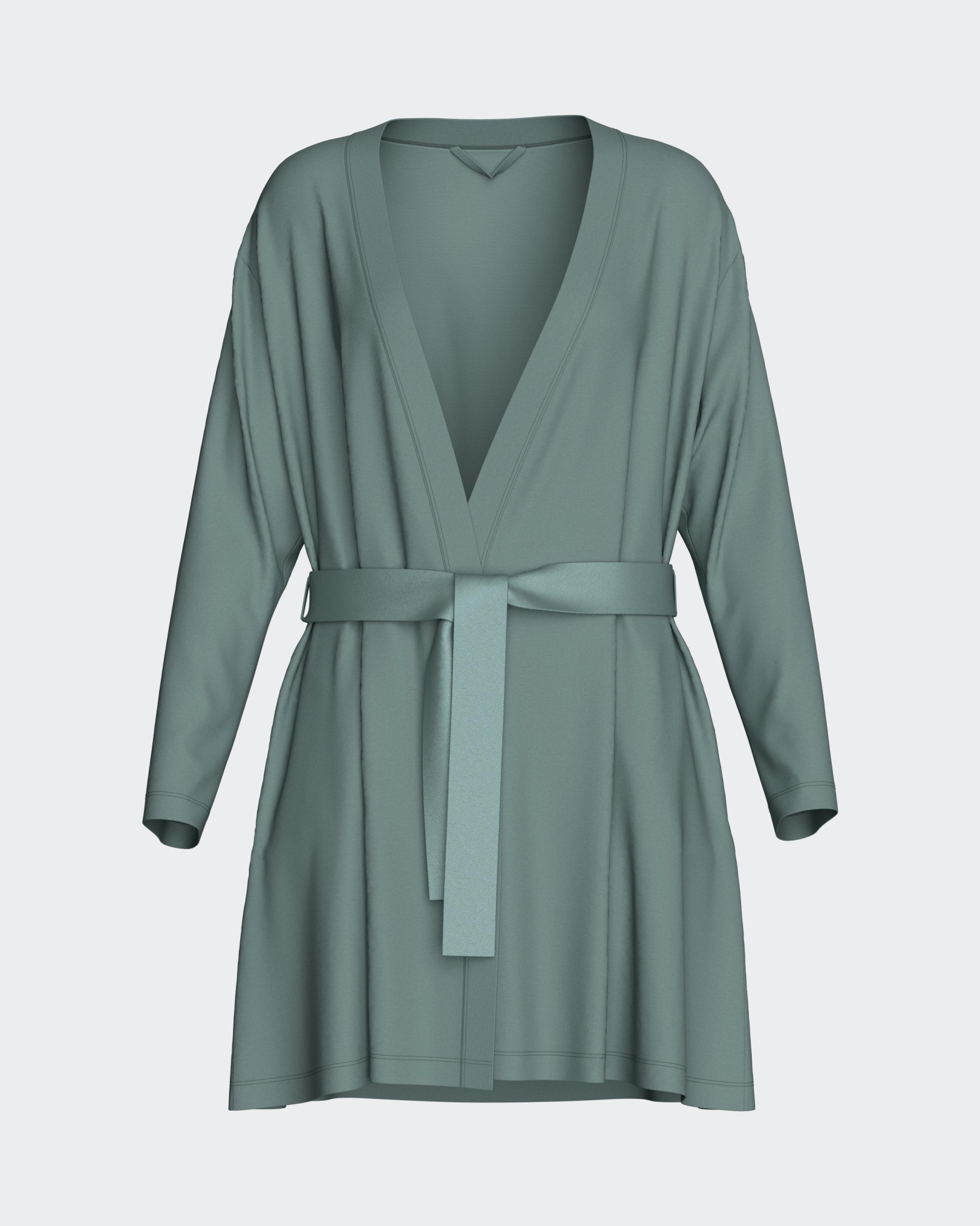 Women's short dressing gown in modal
