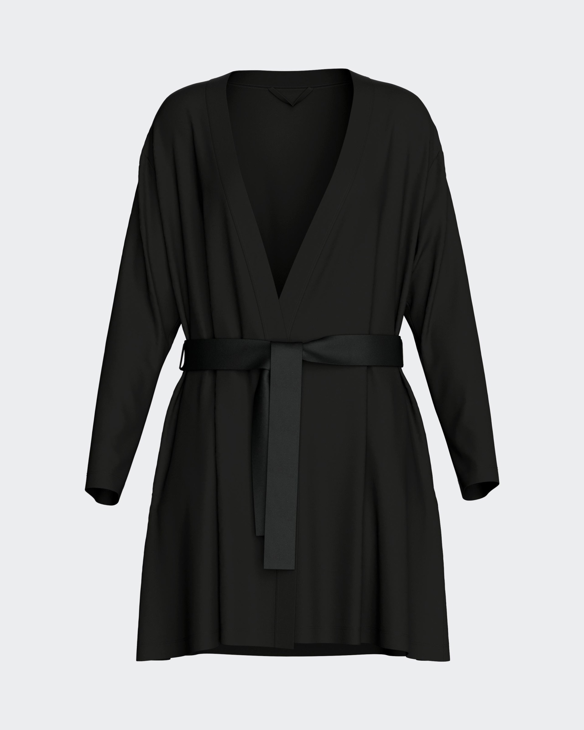 Women's short dressing gown in modal