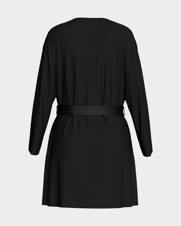 Women's short dressing gown in modal