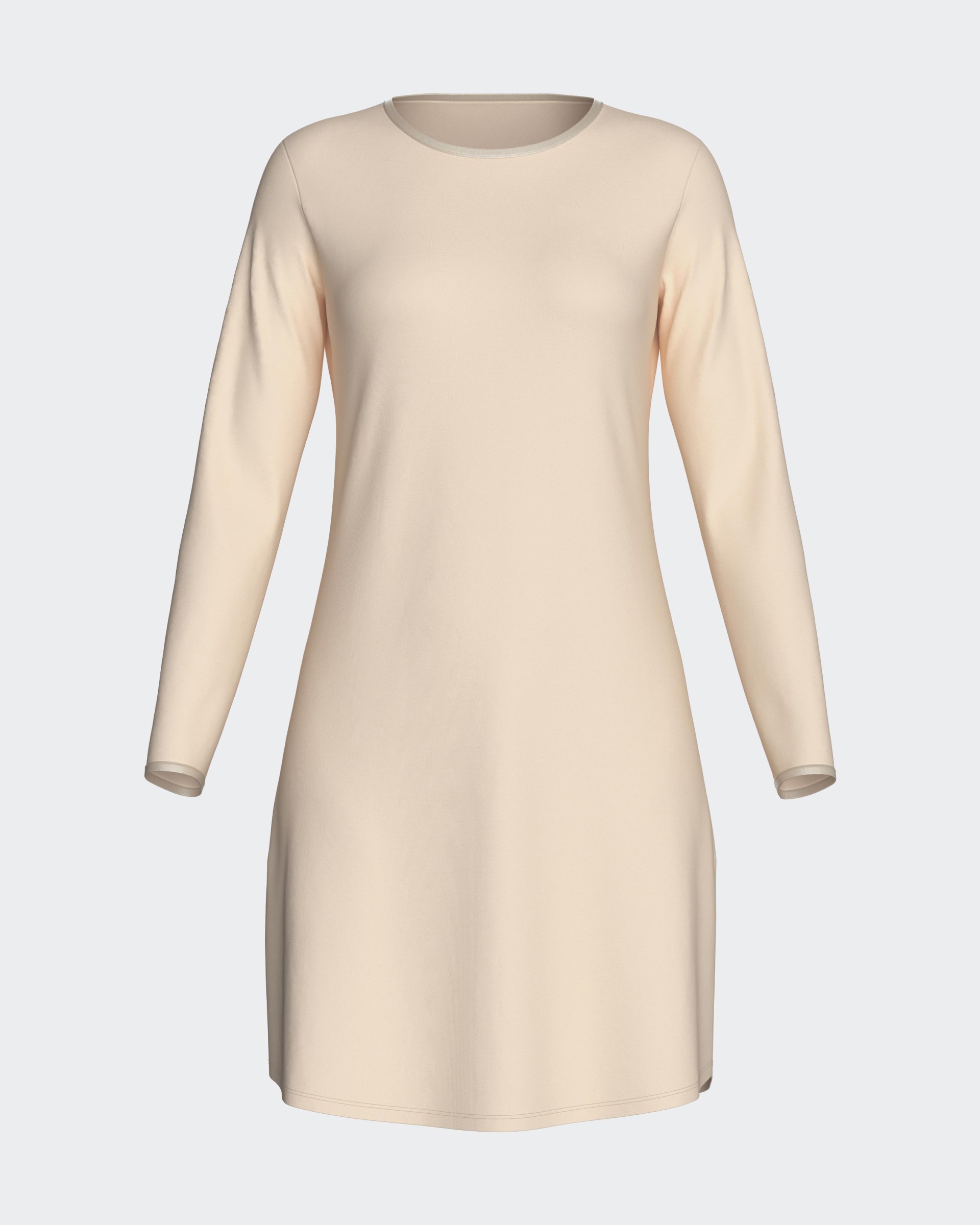 Einfarbiges Nachthemd aus Modal