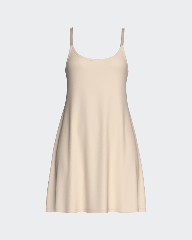 Chemise de nuit à bretelles en modal