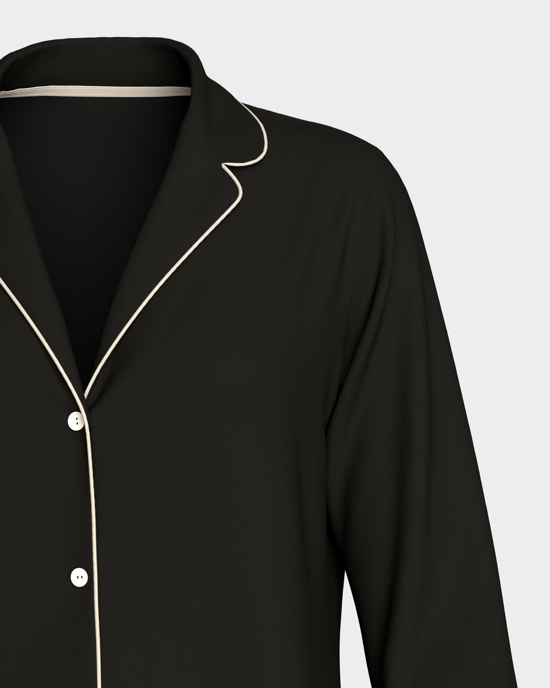 Damen-Pyjama aus Modal und recyceltem Polyester