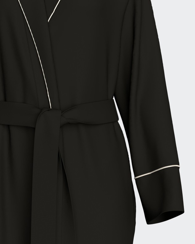 Women's dressing gown in Recycled Modal