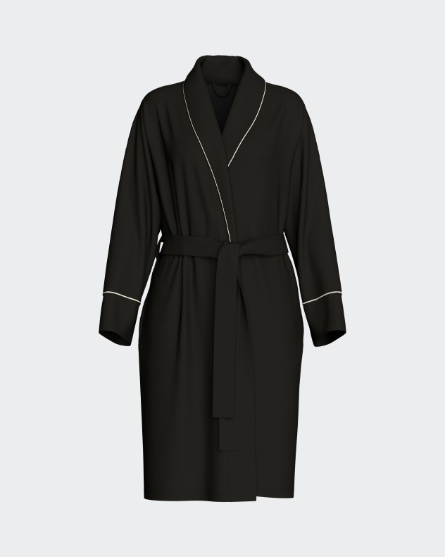 Women's dressing gown in Recycled Modal
