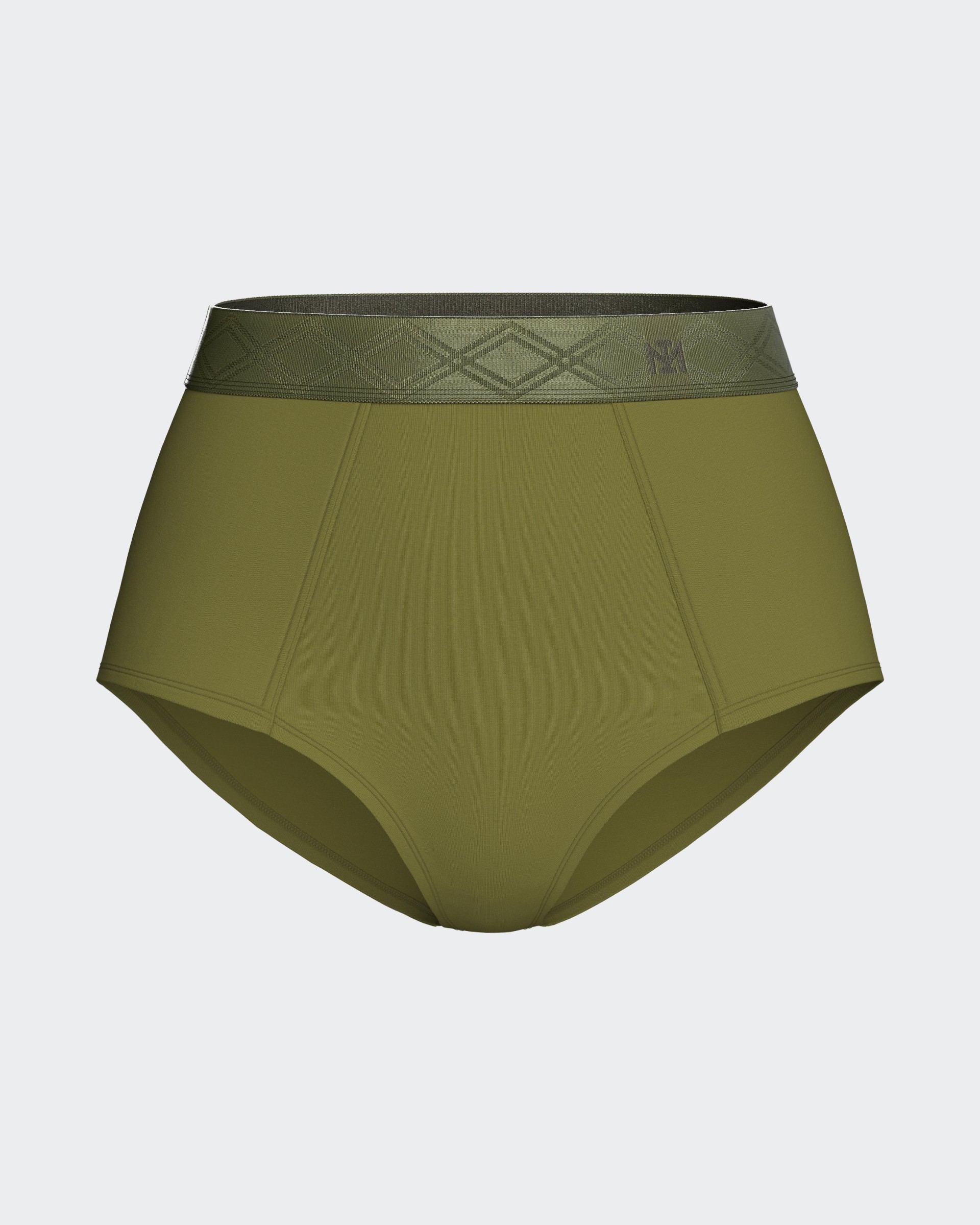 Panties with elasticated waistband in Lyocell