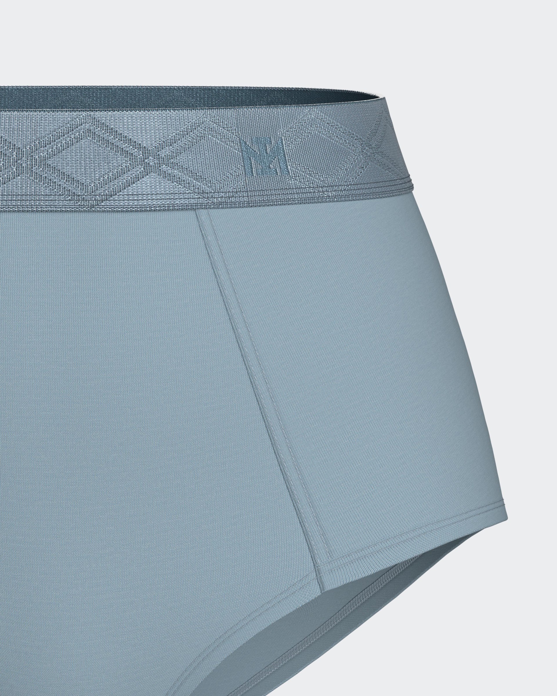 Cueca com cintura elástica em Lyocell