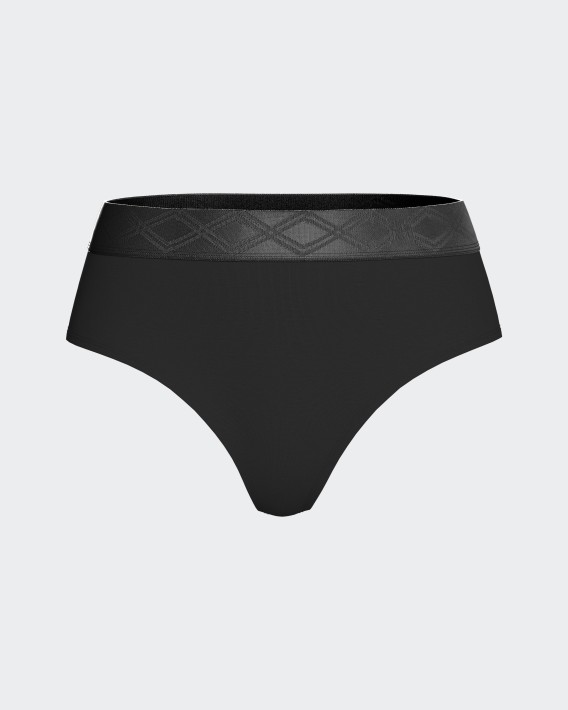 Tanga com cintura elstica em Lyocell