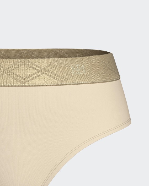 Thong with elasticated waistband in Lyocell