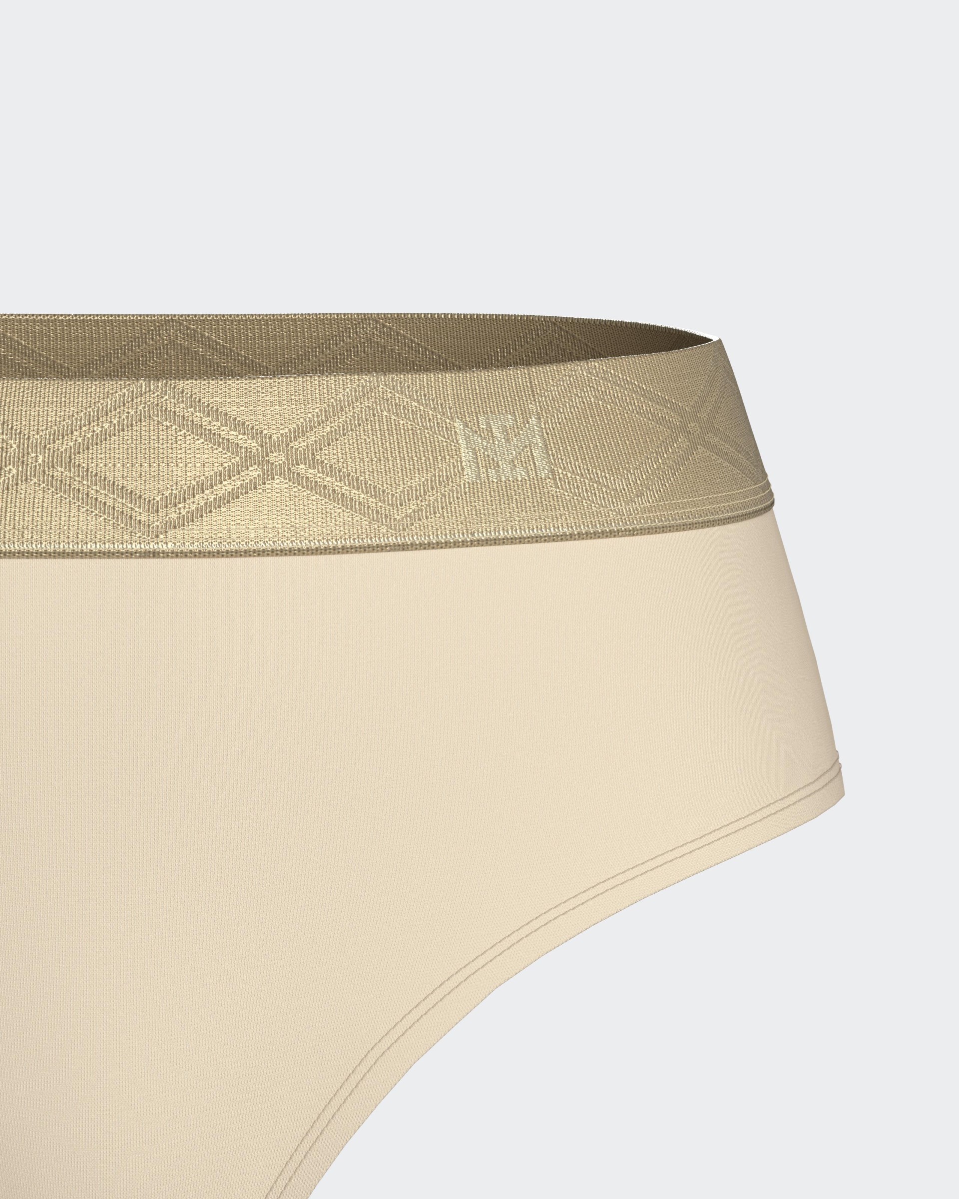 Tanga avec ceinture élastiquée en Lyocell