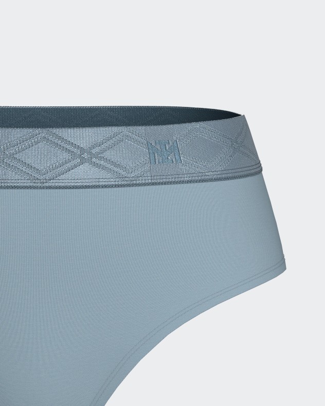 Thong with elasticated waistband in Lyocell