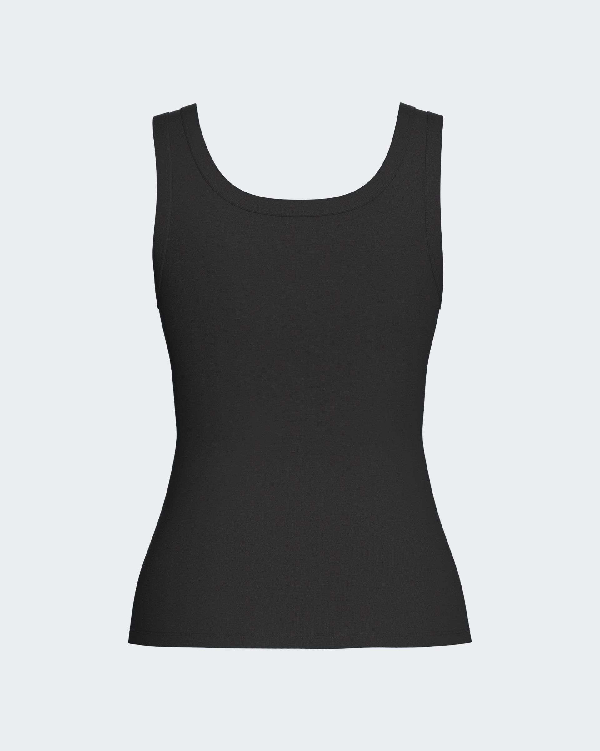 Top with wide straps in Lyocell