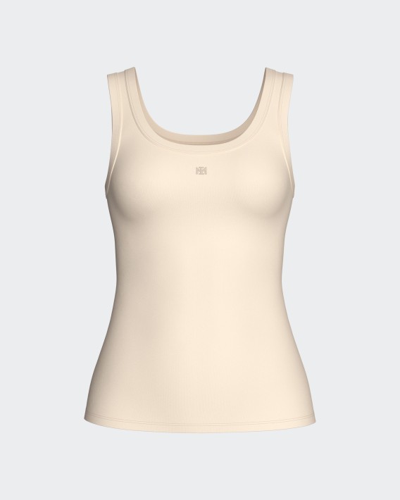 Top with wide straps in Lyocell