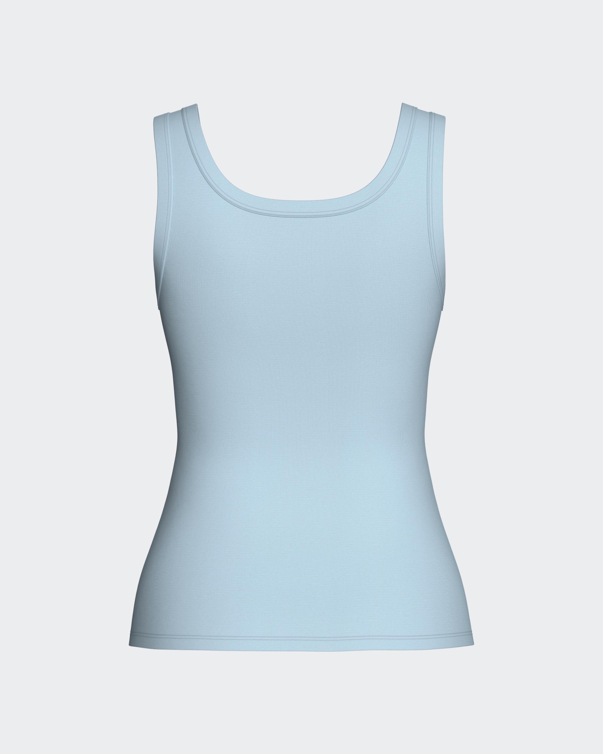 Top alças largas em Lyocell