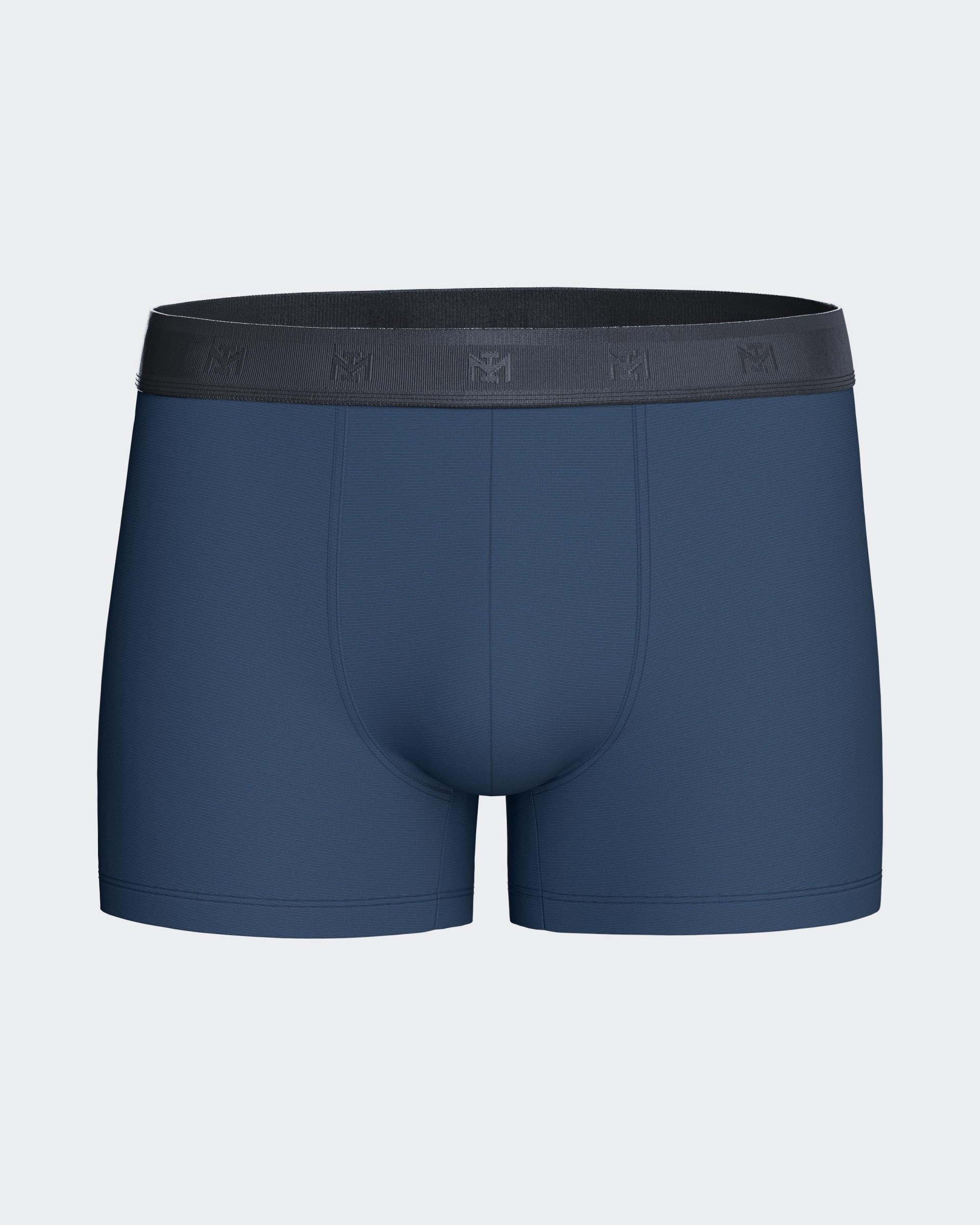 Pack 2 boxers de homem lisos em Algodão Lyocell