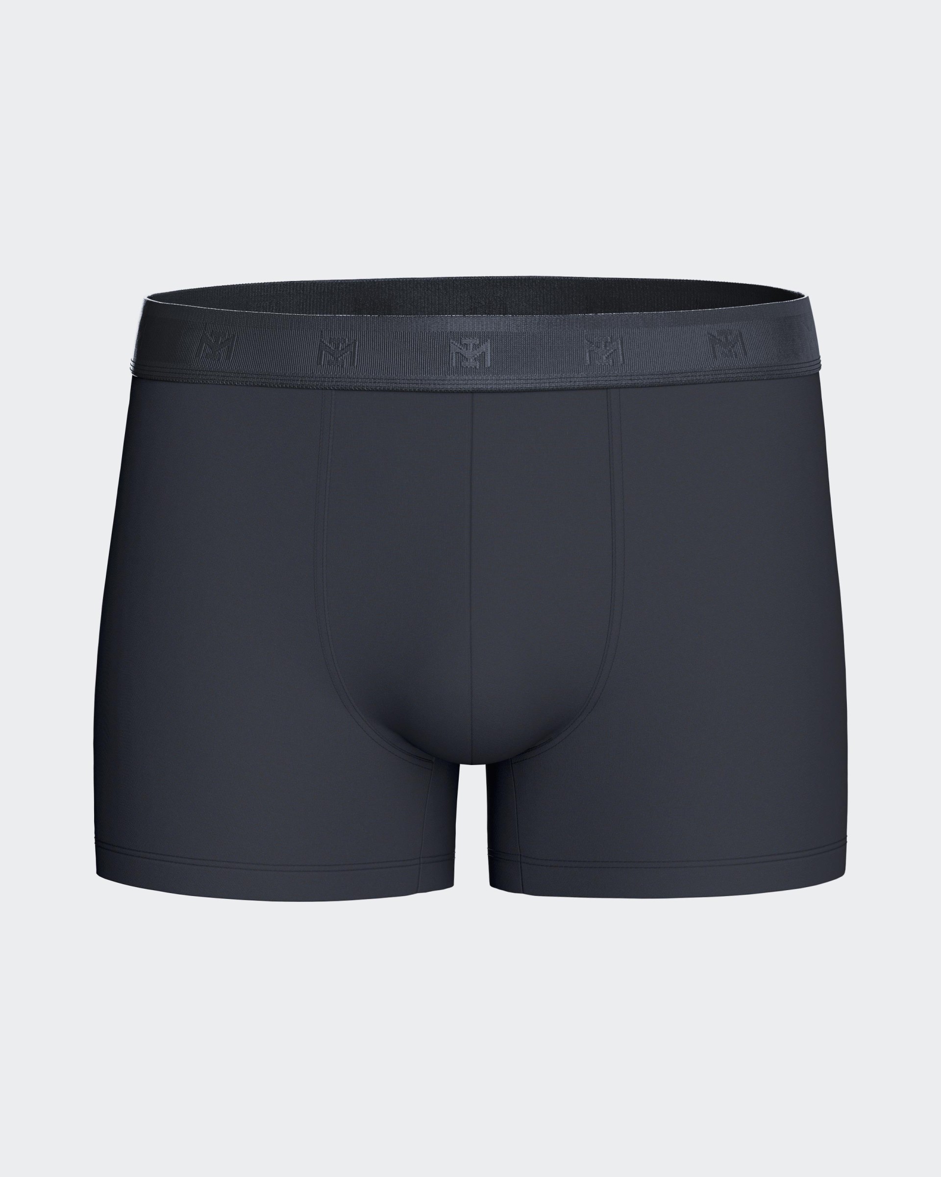 Pack 2 boxers de homem lisos em Algodão Lyocell