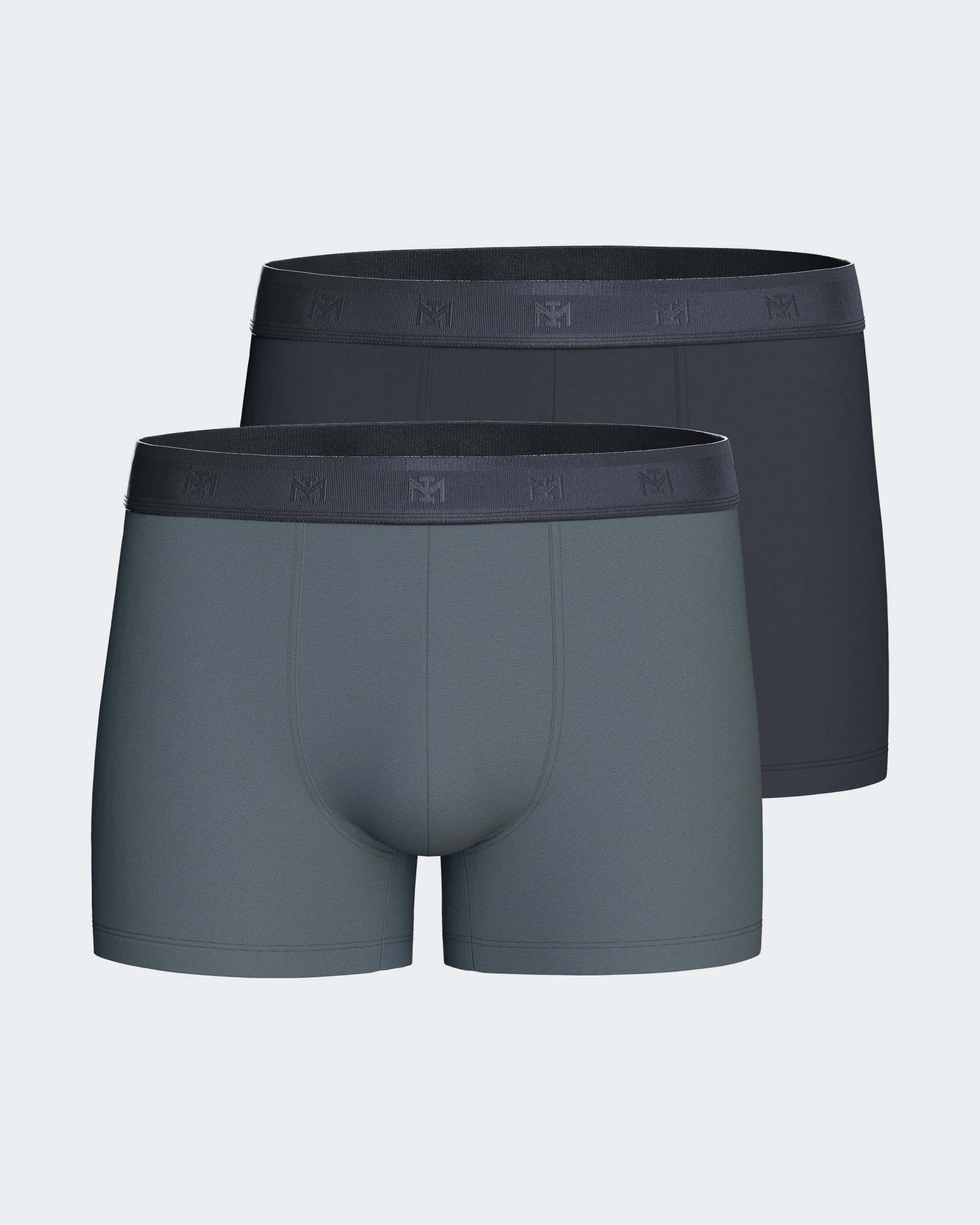 2 Pack plain boxers in Lyocell cotton