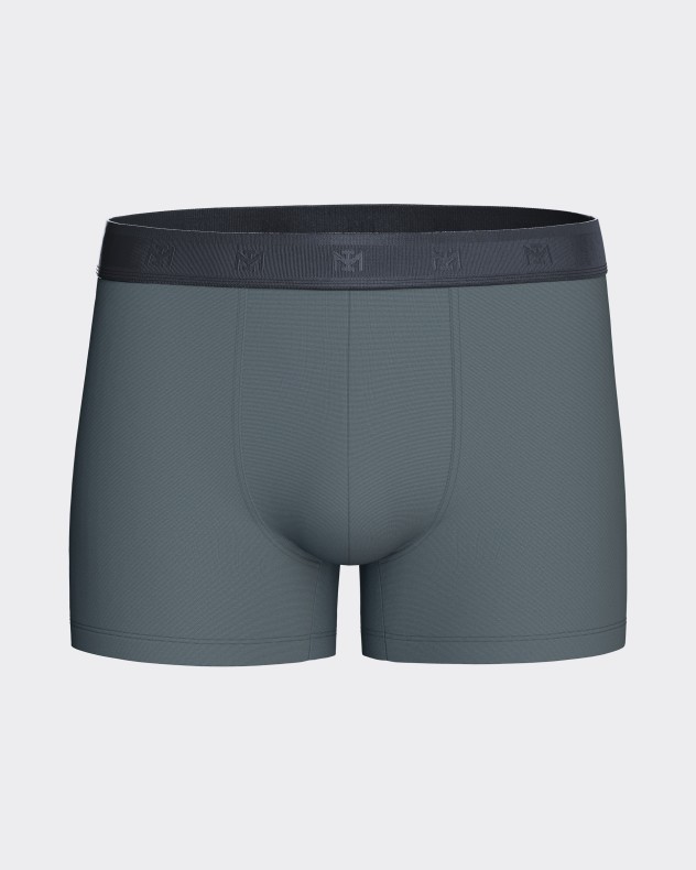 Pack 2 boxers de homem lisos em Algodão Lyocell