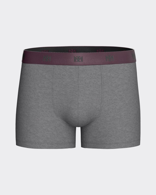 Pack de dos boxers de punto de hombre en Algodón