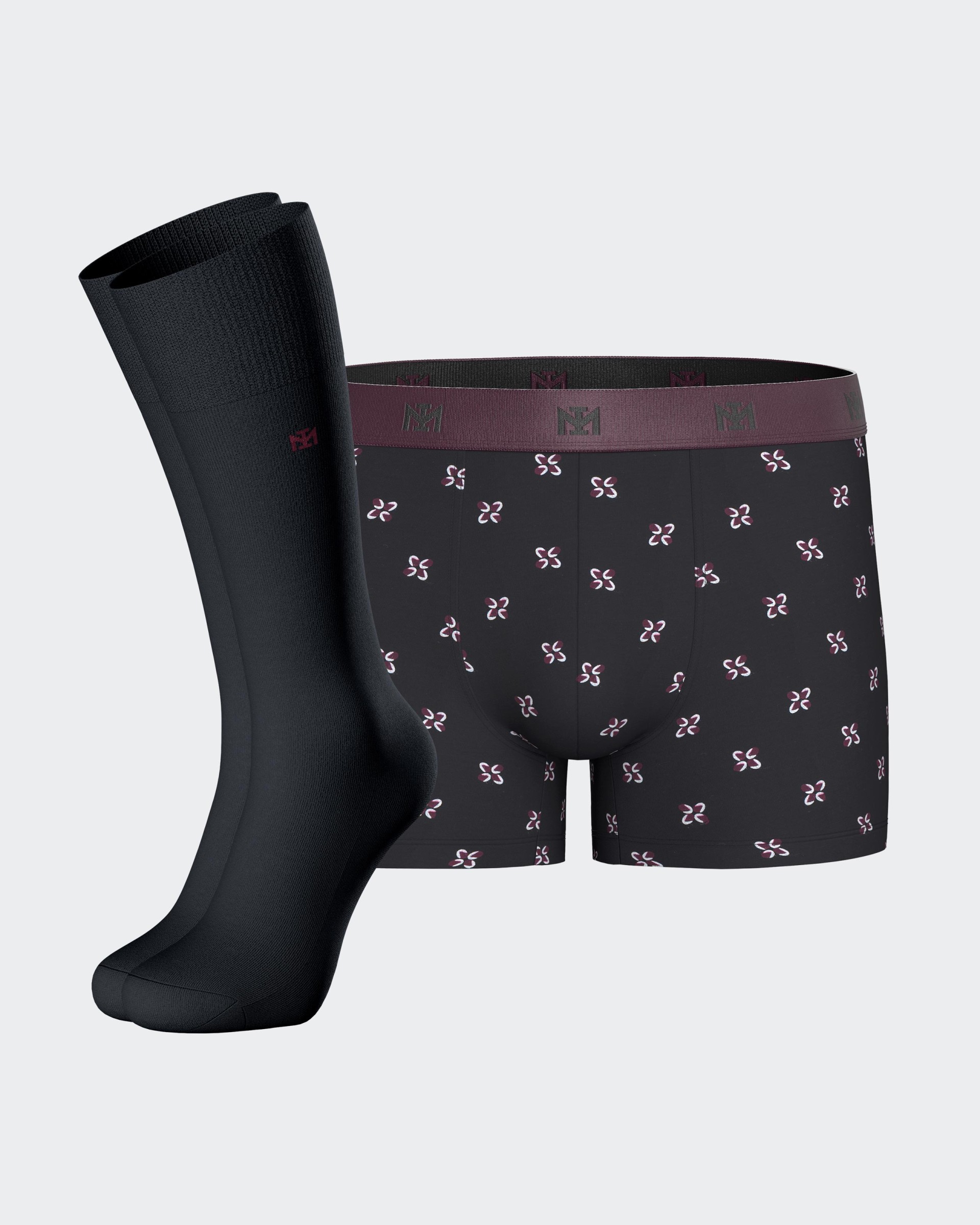 Pack of men's boxers and socks