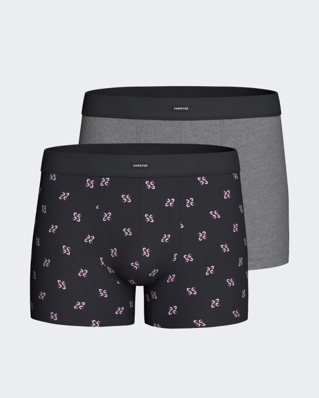 Packung mit 2 Boxershorts aus Baumwolle
