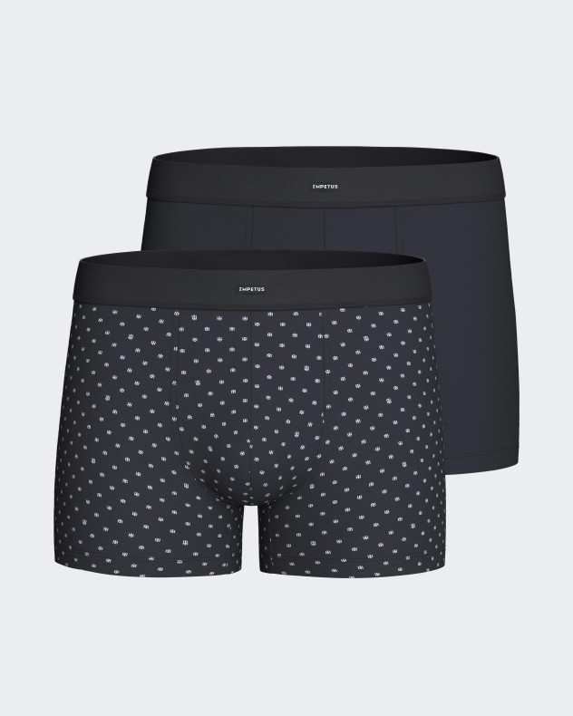 Packung mit 2 Boxershorts aus Baumwolle