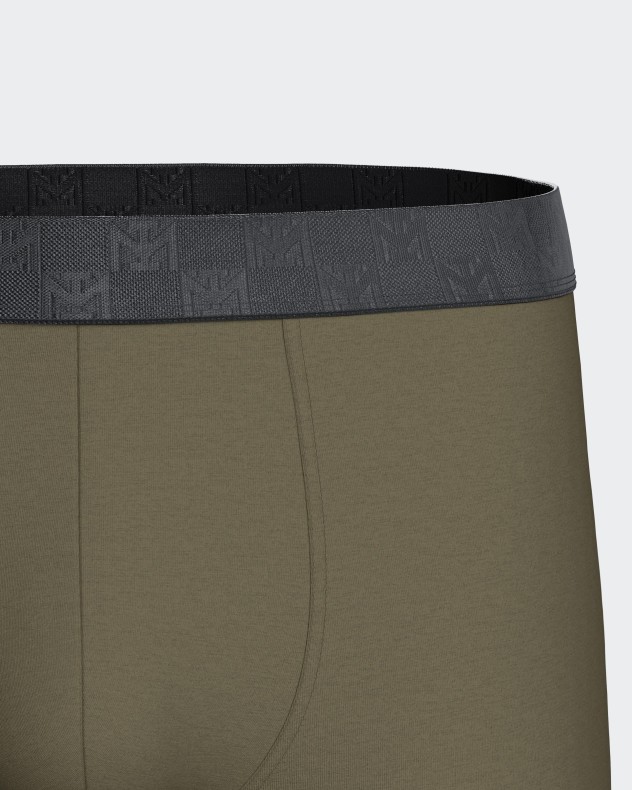 Pack of 2 short men's boxers in cotton