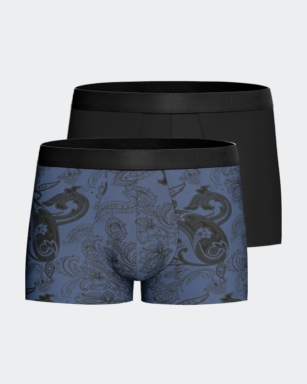 Pack 2 boxers de hombre estampado Paisley