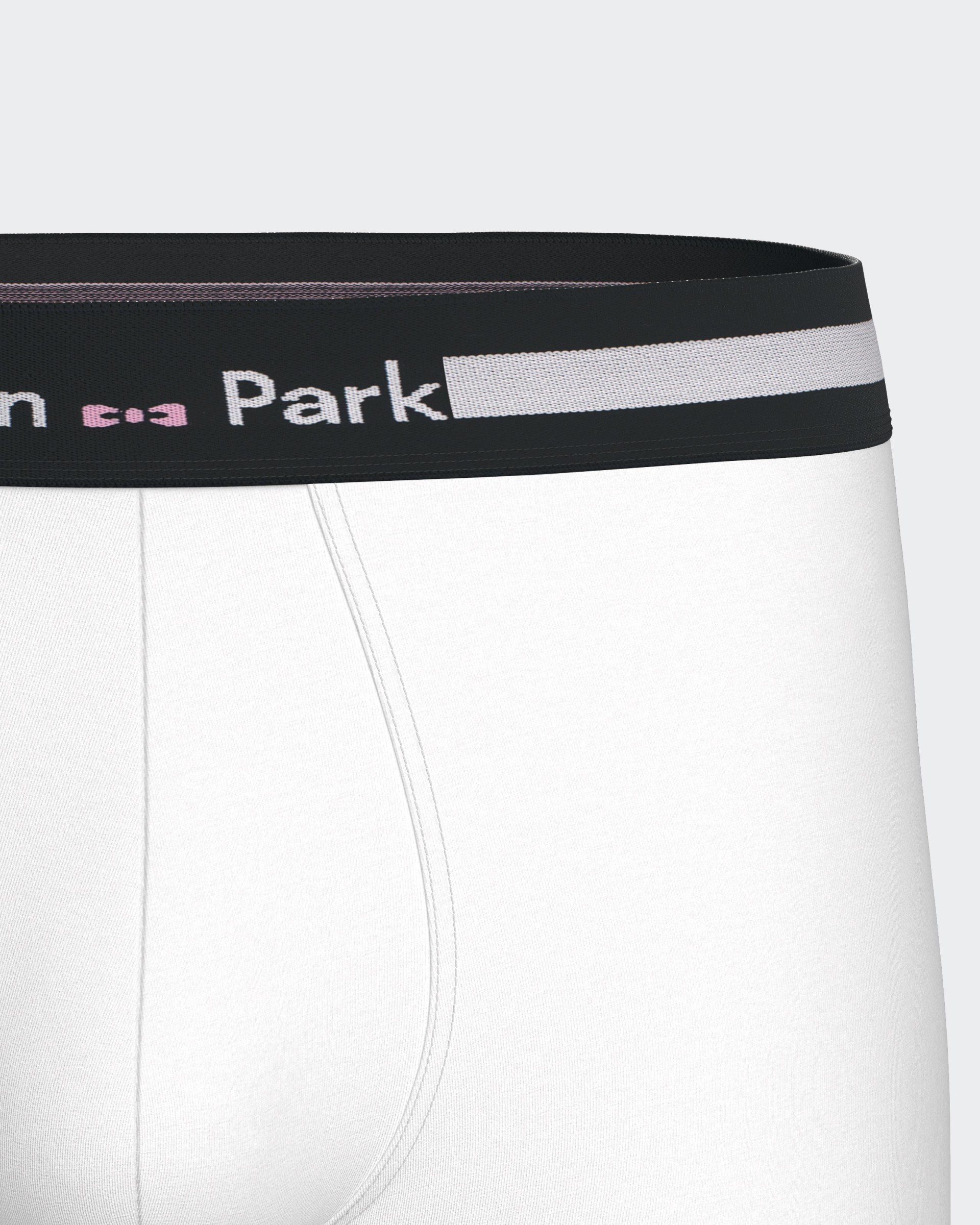 Pack 2 plain boxers in cotton