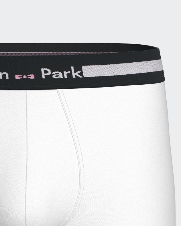 Pack 2 boxers lisos em Algodão