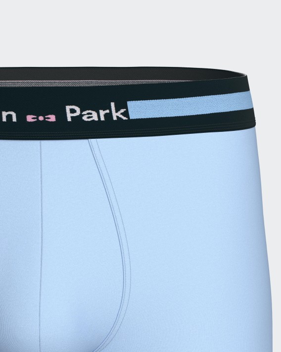 Pack 2 plain boxers in cotton
