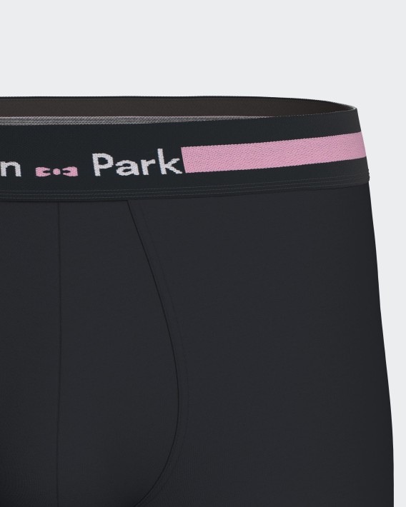 Pack 2 plain boxers in cotton