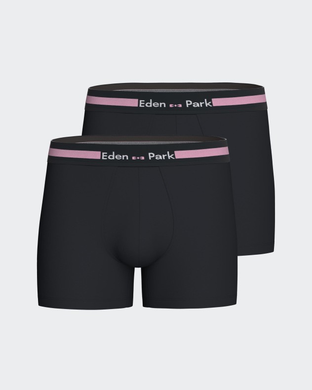 Lot 2 boxers unis en coton