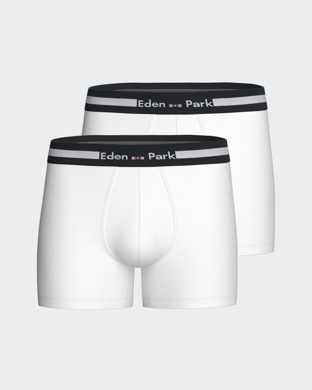 Pack 2 boxers lisos em Algodo