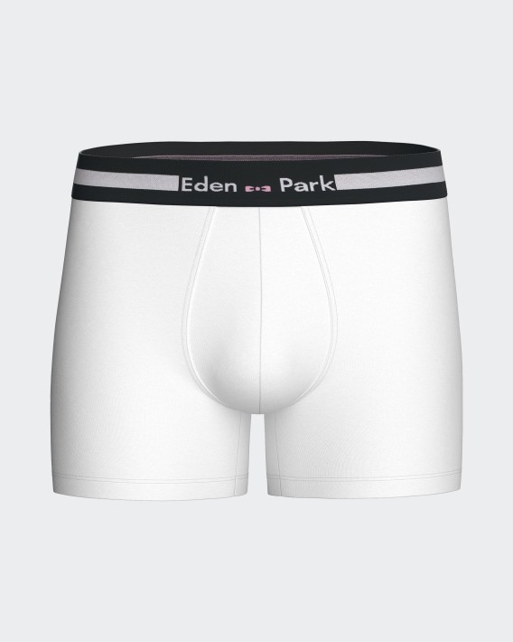 Pack 2 plain boxers in cotton