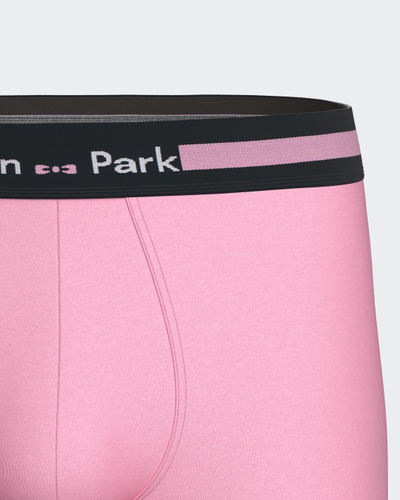 Pack 2 plain boxers in cotton