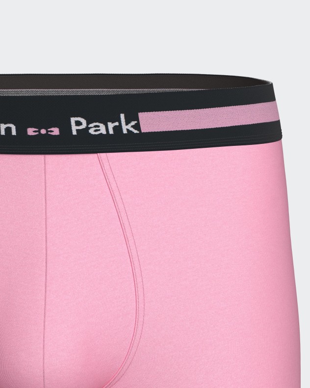 Pack 3 boxers lisos em Algodão