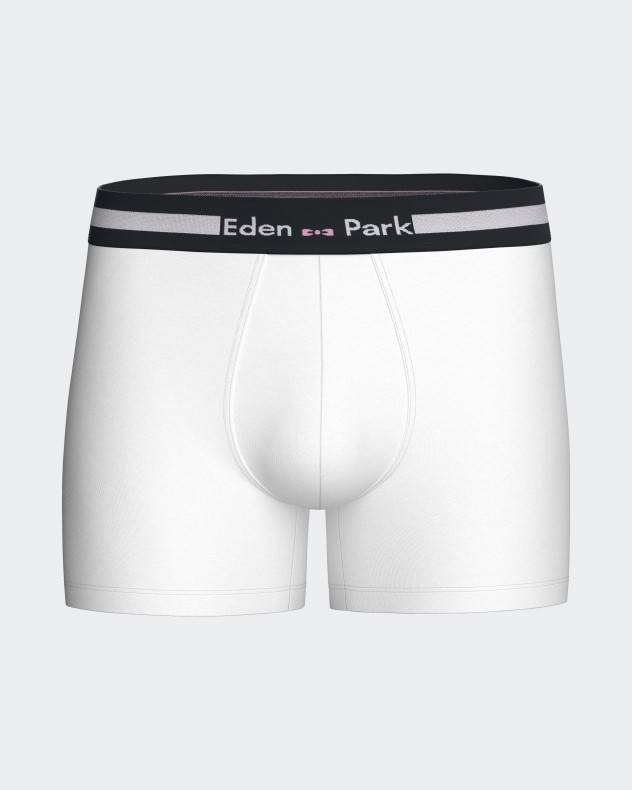 Lot 3 boxers unis en coton