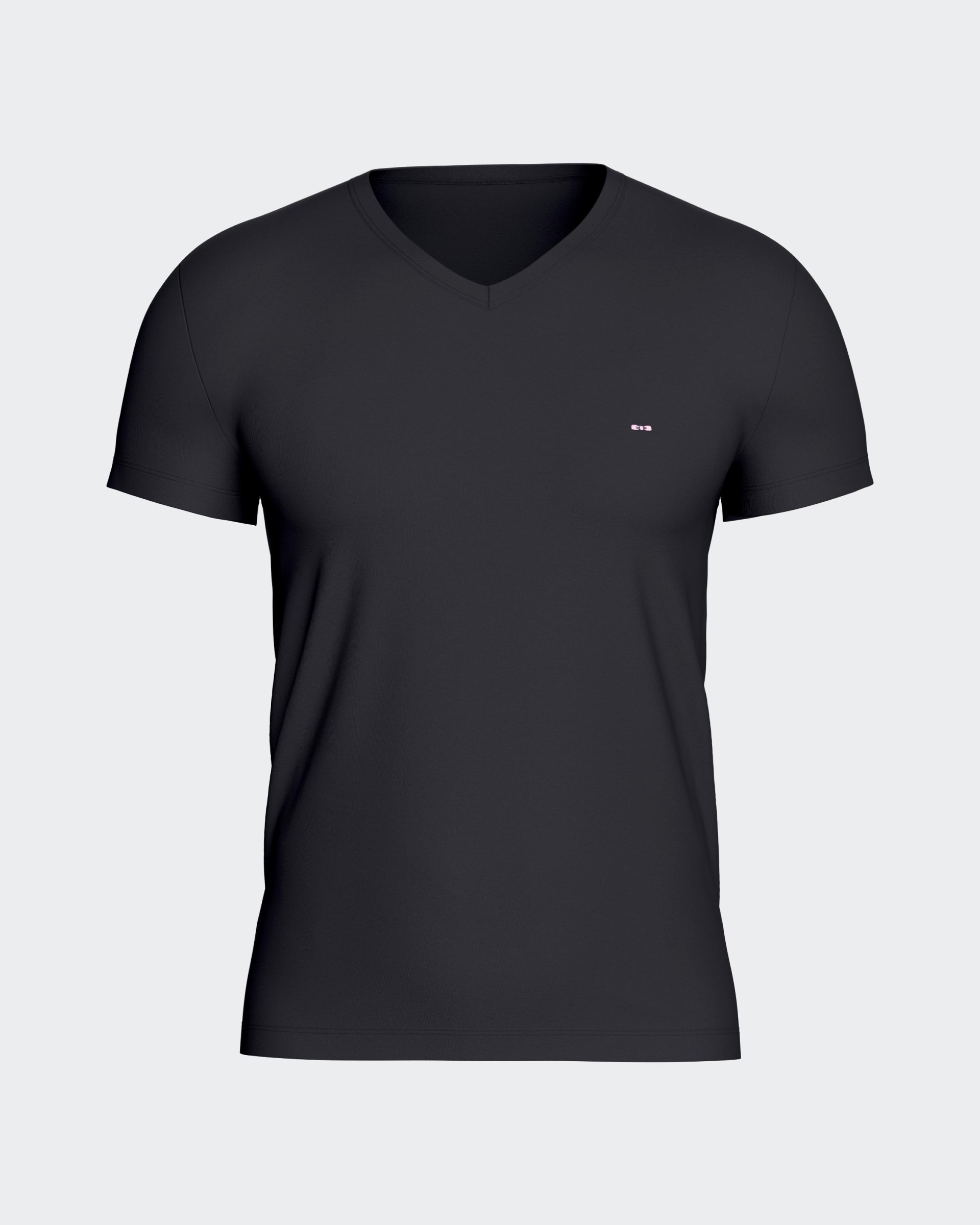 Pack 2 plain t-shirts in cotton