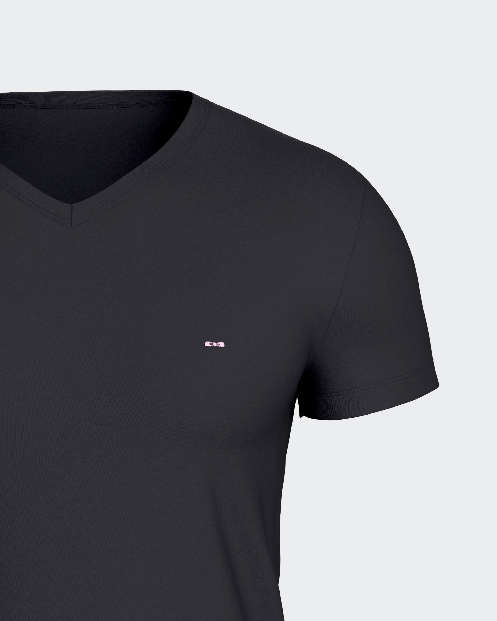 Pack 2 plain t-shirts in cotton