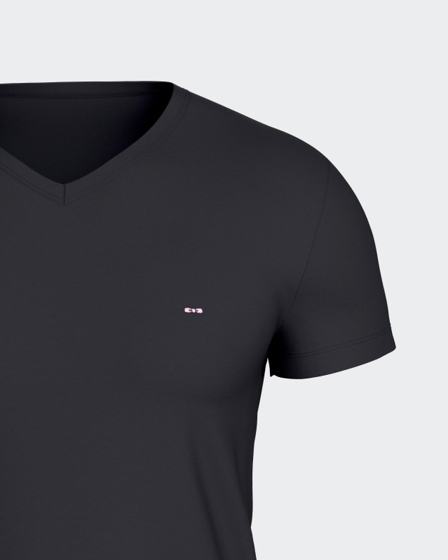 Pack 2 plain t-shirts in cotton